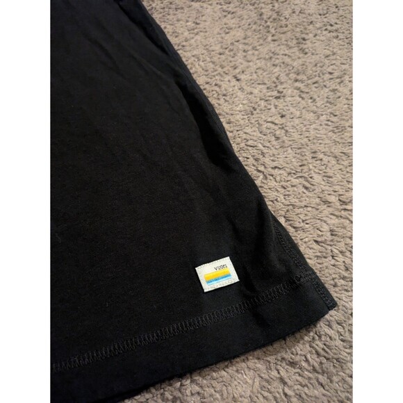 Vuori Tuvalu Tee Performance Black Short Sleeve Pima Cotton T-Shirt V101 Men's L - Picture 2 of 6